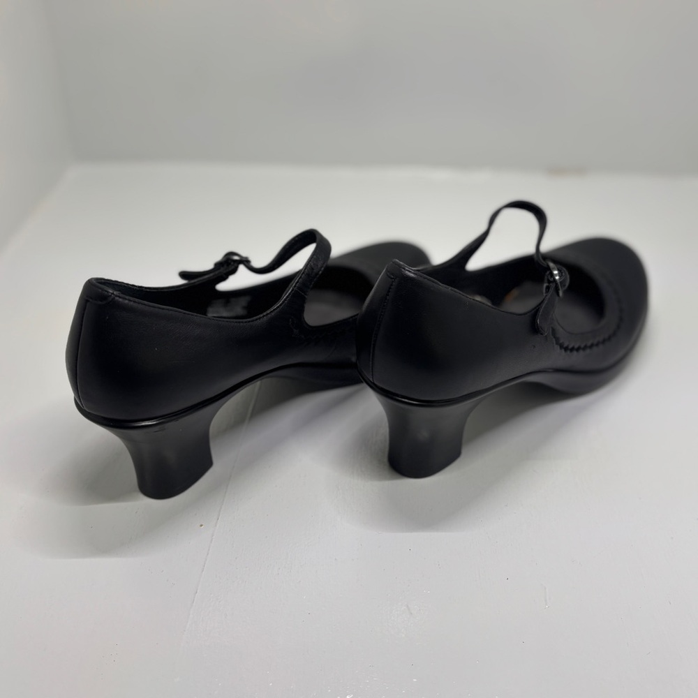 Dansko Black Mary Jane Heels Leather Comfort Pumps Women’s 41 - Picture 6 of 12